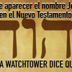 Jehova en el NT