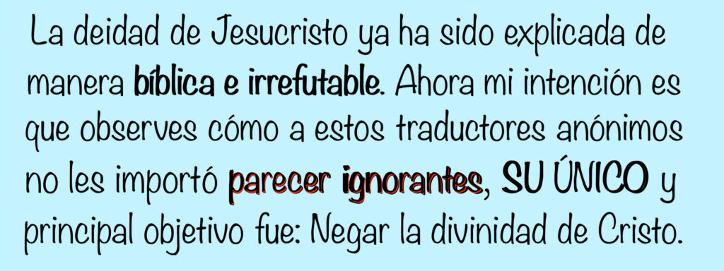 No busco defender la deidad de Jesus