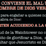 Usan mal el nombre de Dios